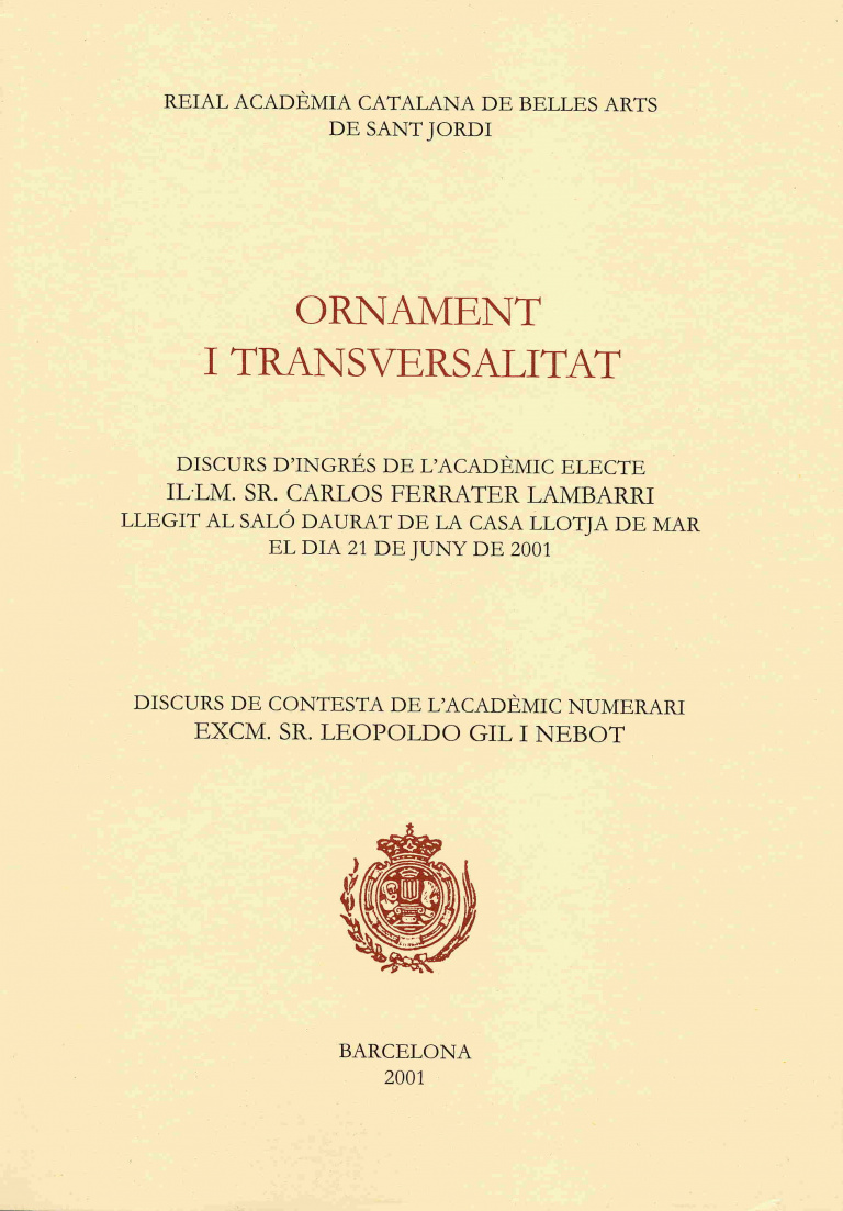 Ornament i transversalitat - Ferrater Lambarri, Carlos