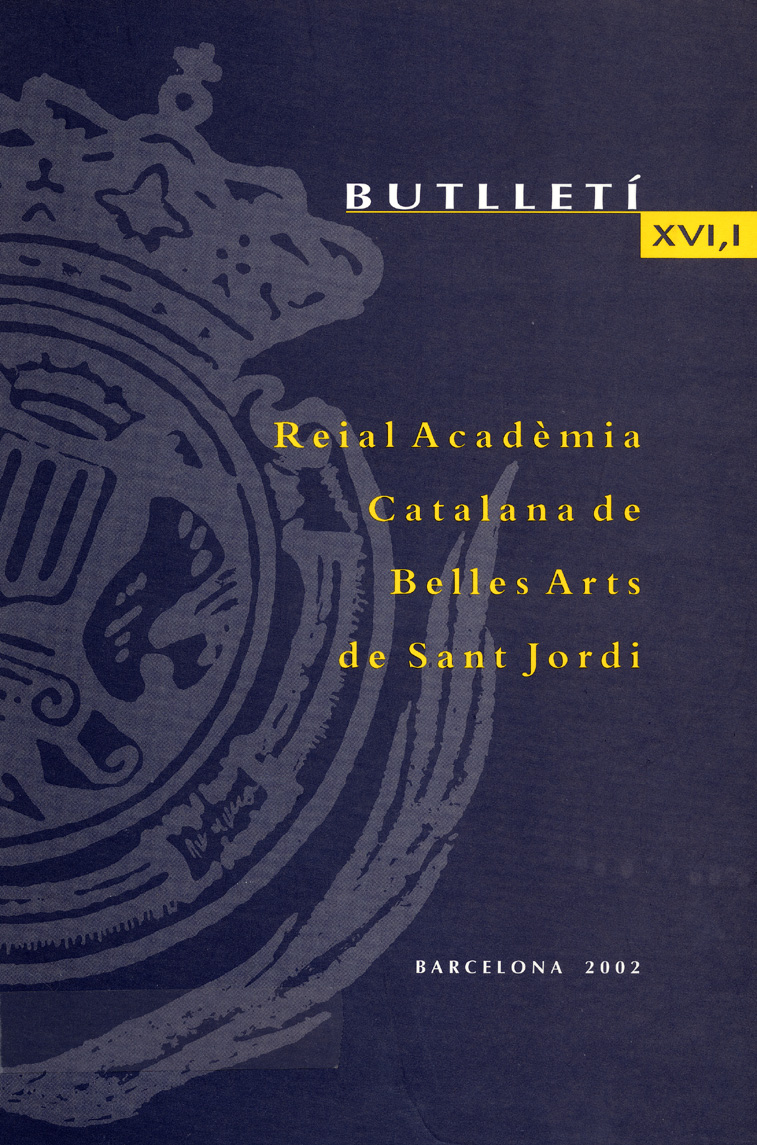 Butlletí de la Reial Acadèmia Catalana de Belles Arts de Sant Jordi