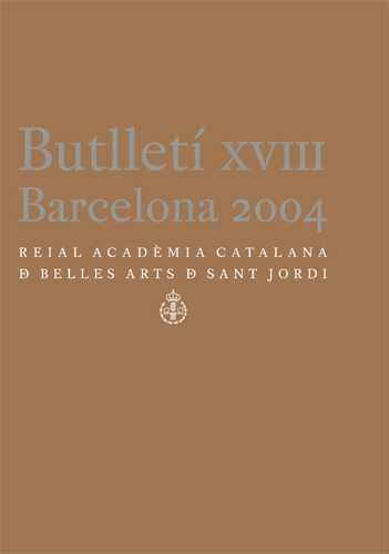 Butlletí de la Reial Acadèmia Catalana de Belles Arts de Sant Jordi