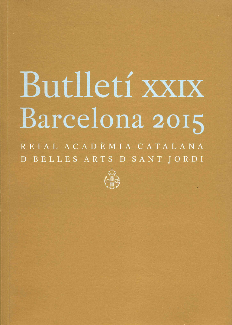 Butlletí de la Reial Acadèmia Catalana de Belles Arts de Sant Jordi