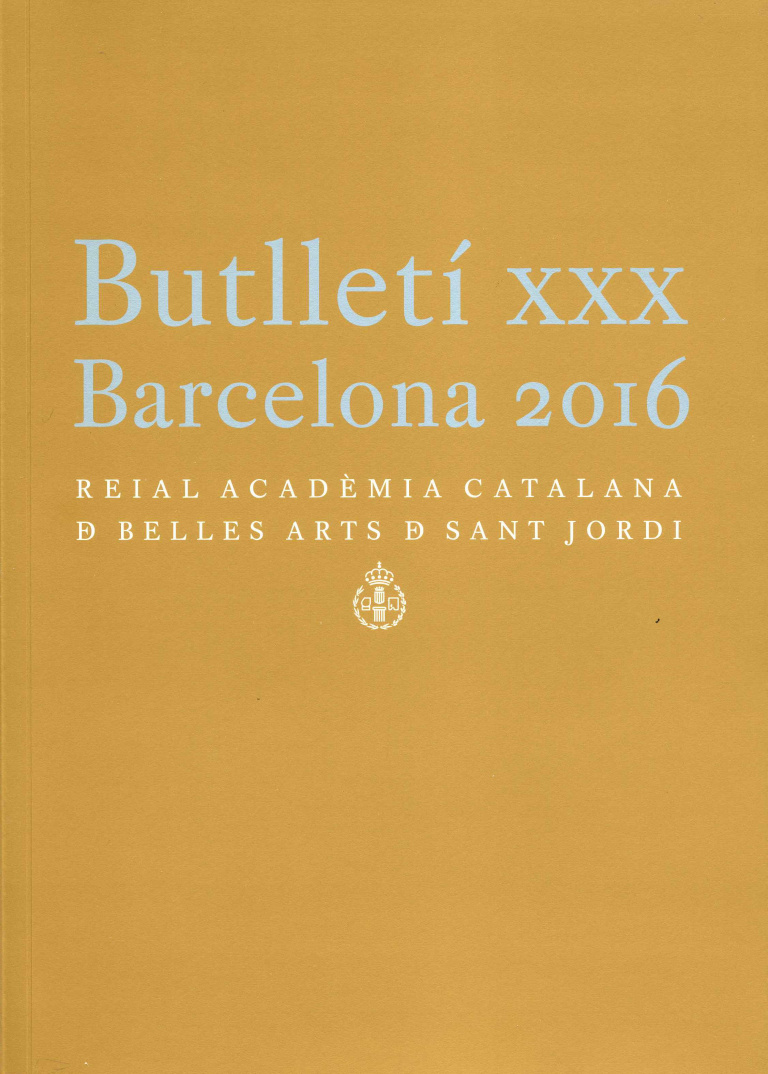 Butlletí de la Reial Acadèmia Catalana de Belles Arts de Sant Jordi