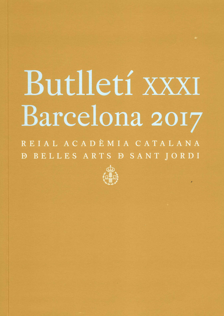 Butlletí de la Reial Acadèmia Catalana de Belles Arts de Sant Jordi