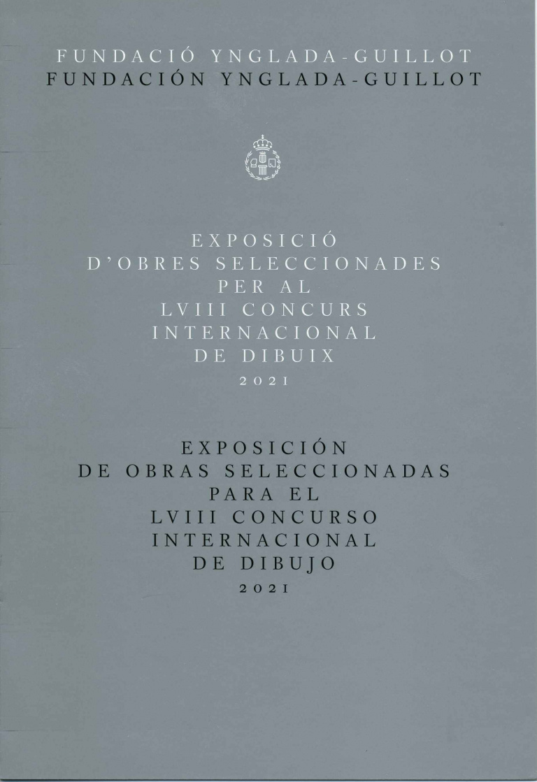 Exposició d'obres seleccionades per al LVIII concurs internacional de dibuix 2021 (8 pàg., 23 cm.)