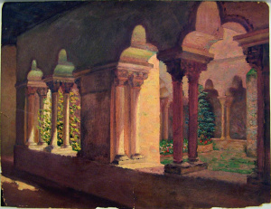 Pintura - Claustre de Sant Pau del Camp