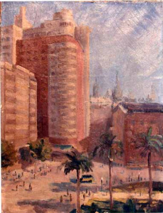 Pintura - Plaça Urquinaona -