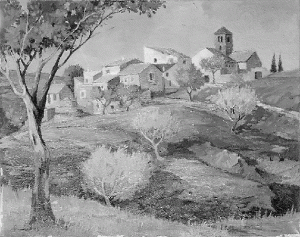 Pintura - Sant Sebastià de Montmajor -